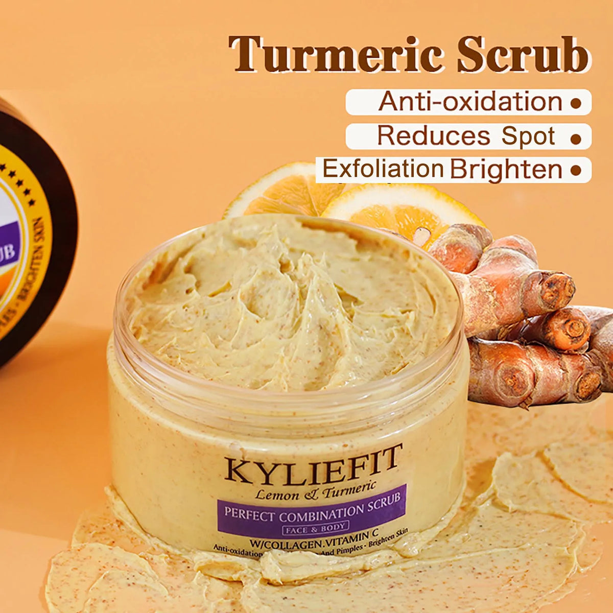 AILKE Organic Turmeric Skincare Set for Brightening and Acne Care