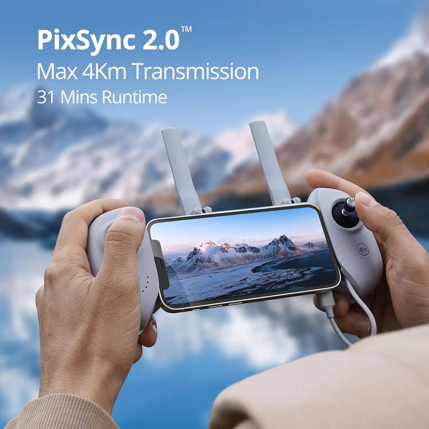 Potensic ATOM SE Drone GPS Auto Return 4K Camera Waypoint