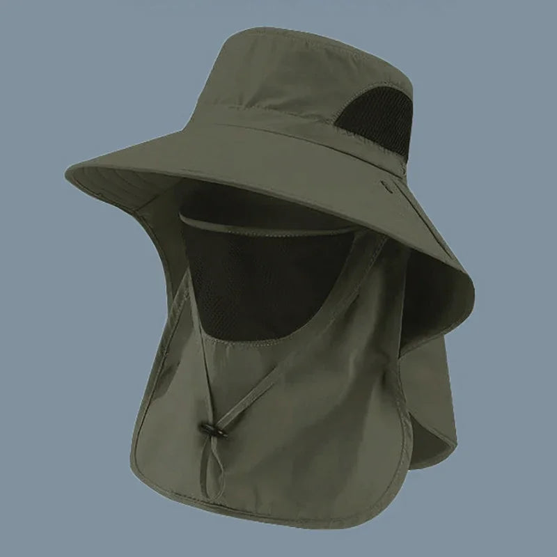 LEOSOXS Sun Hat UV Protection Outdoor Fishing Hiking Camping Visor