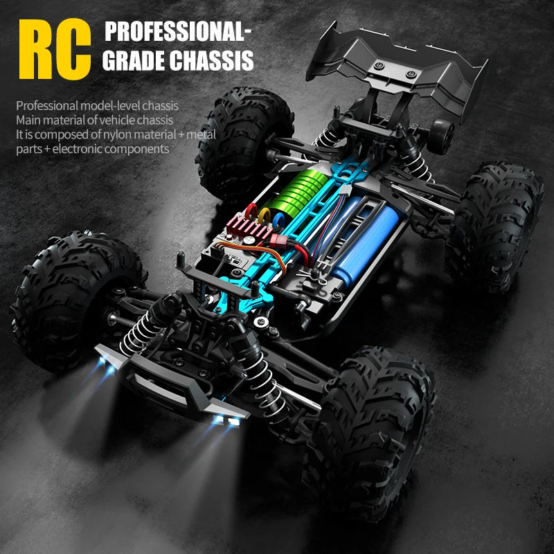 WLtoys 16101 Pro 4WD RC Car With LED Lights And Remote