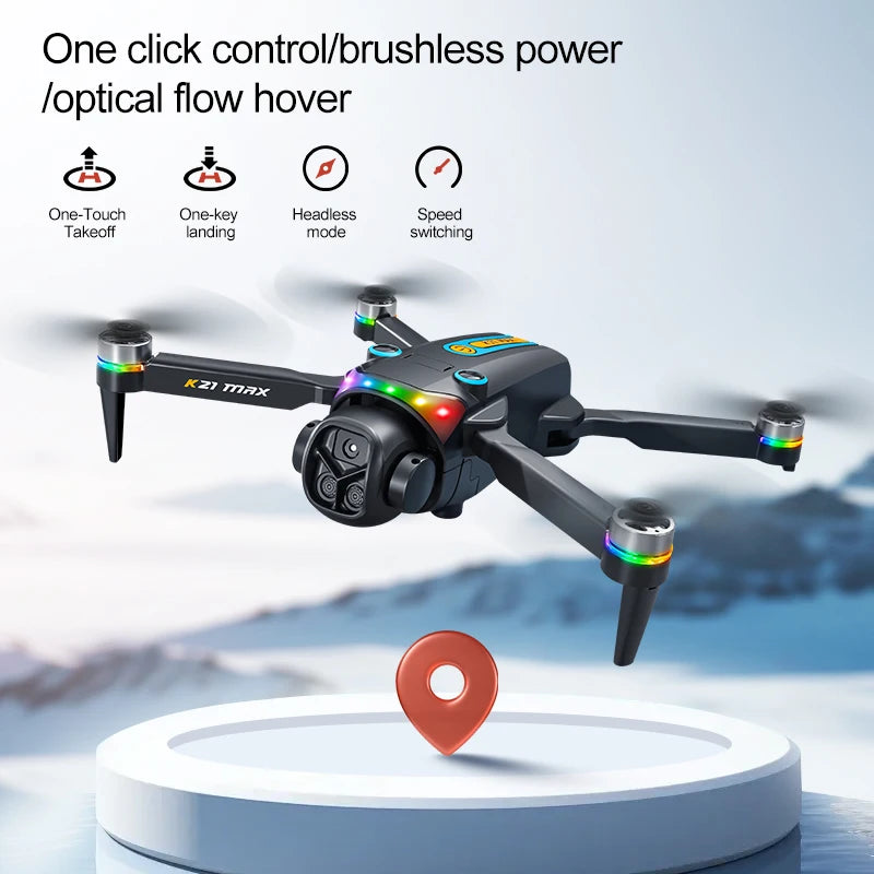 K21MAX Drone With Built-In 4.3 Inch Screen Remote Controller