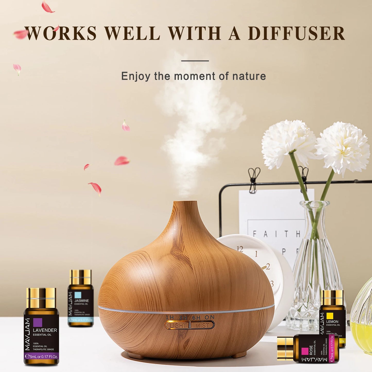 MAYJAM 35 Pieces Essential Oils For Diffuser And Aromatherapy Blend Set