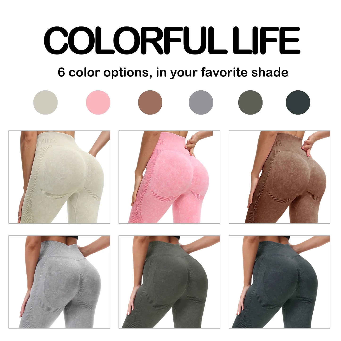 Women's High Waist Seamless Yoga Leggings Athletic Fitness