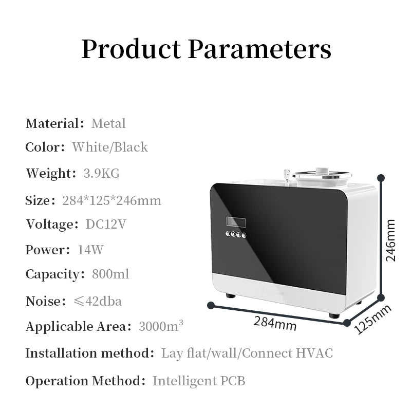 NAMSTE Aroma Diffuser for HVAC System Connection Pro