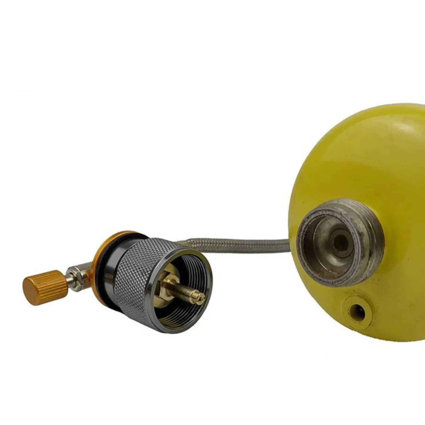 Portable Propane Adapter For Flat Gas Tank Grill Fuel Converter