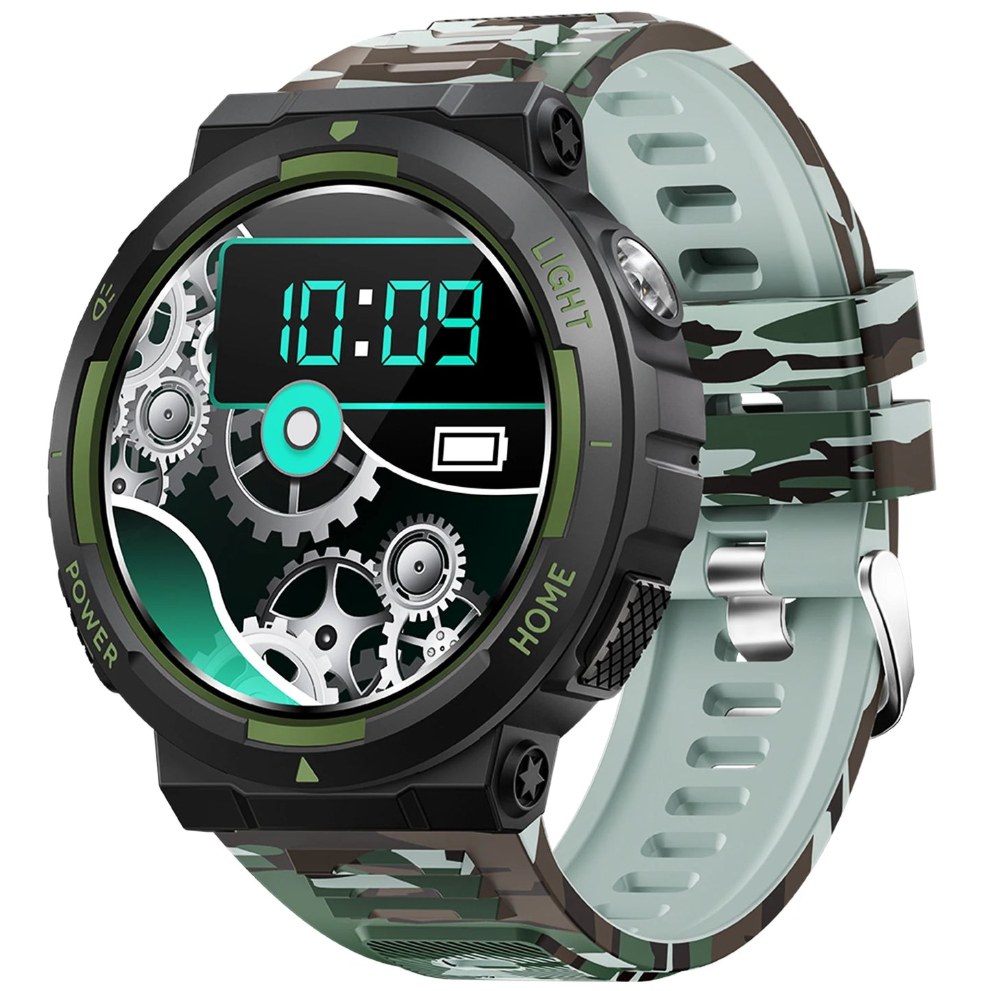 Eigiis Smart Watch With Led Flashlight And Sport Modes