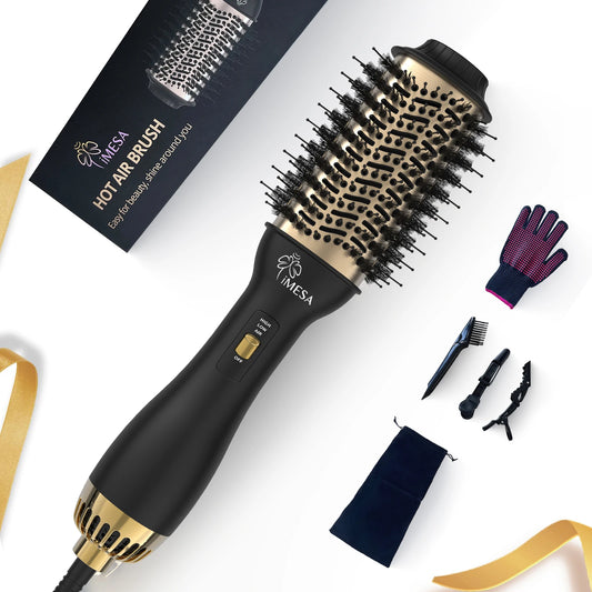 IMESA One Step Hair Dryer Brush Hot Air Styler Curling