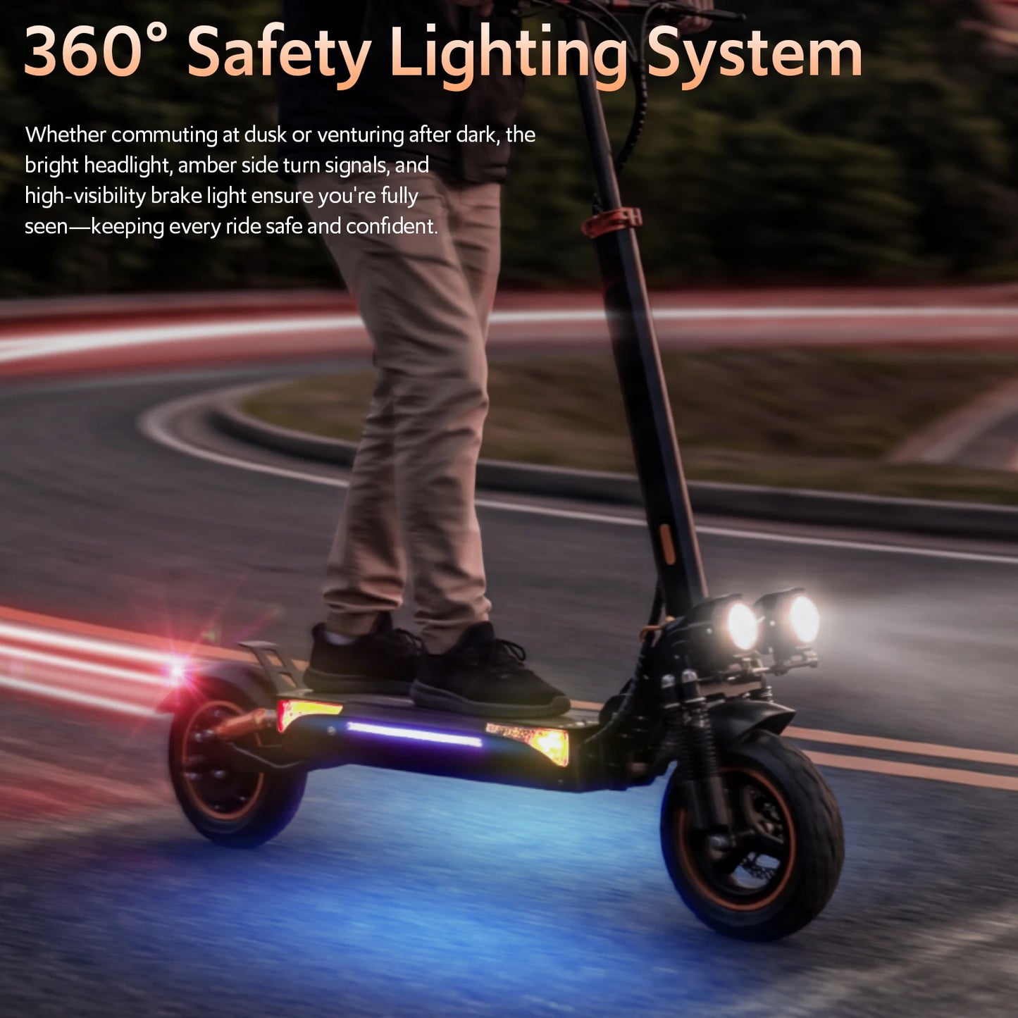Osboo Off Road 1200W Electric Scooter With All Terrain Tires
