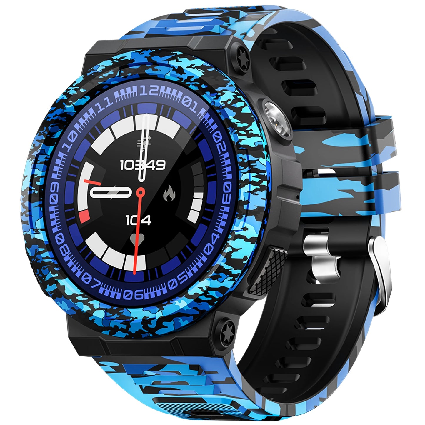 Eigiis Smart Watch With Led Flashlight And Sport Modes