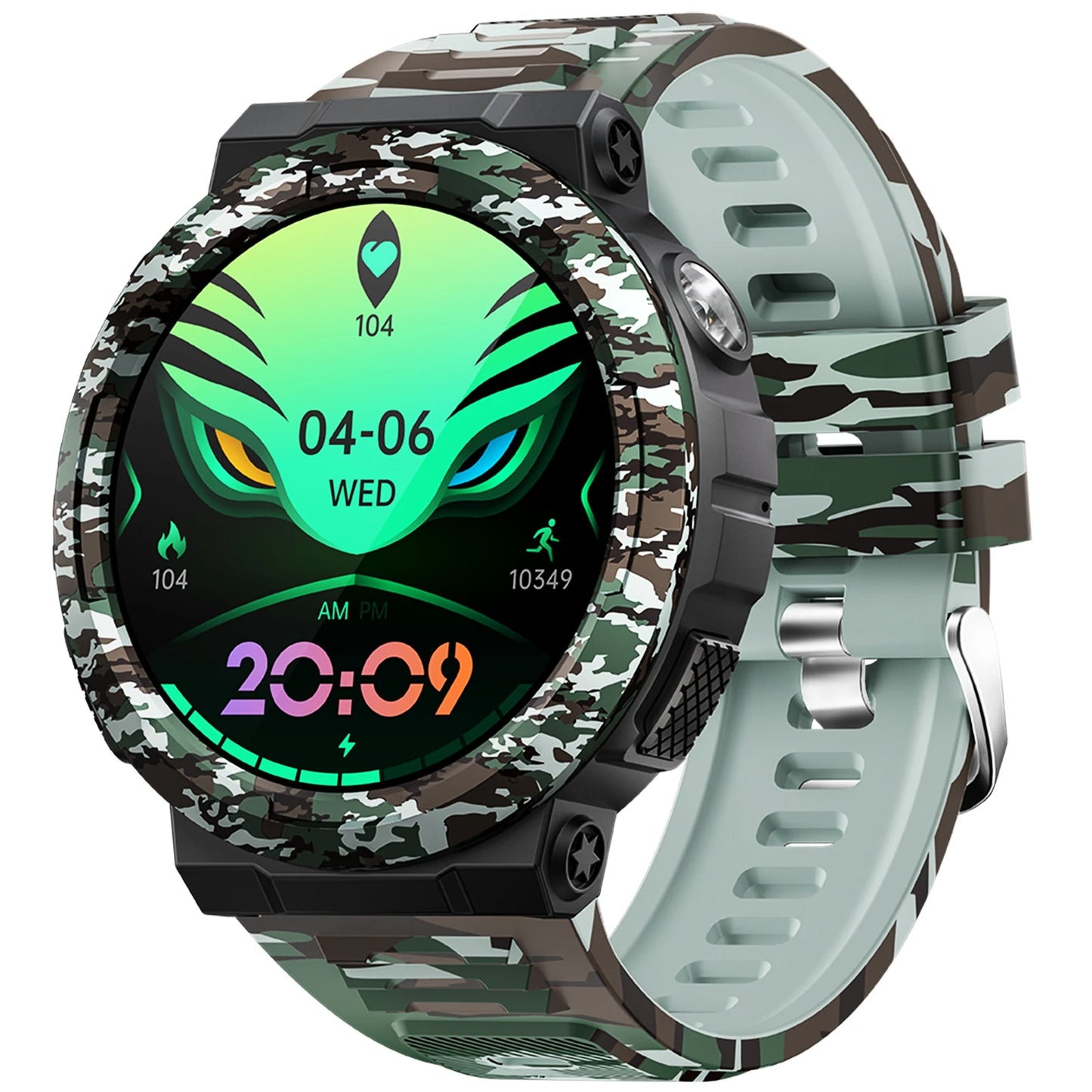 Eigiis Smart Watch With Led Flashlight And Sport Modes