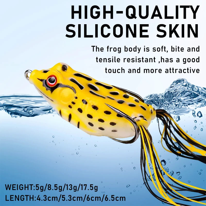 Frog Shape Soft Lure 10pcs Swimbait Set With Hooks