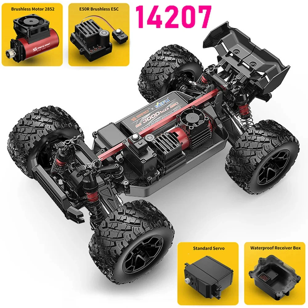 Jyscend Hyper Go MJX Brushless 4WD RC Car Off Road