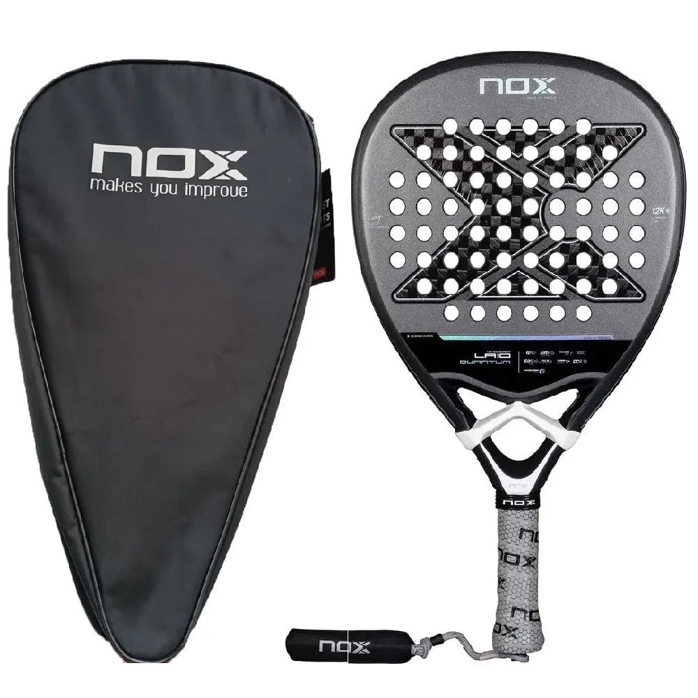 NOX Professional Padel Racket With Carbon Fiber And 3D Spin