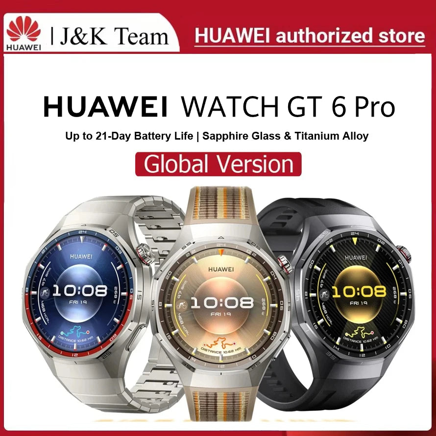 Huawei Watch GT 6 Pro Smartwatch Global Version Battery Life