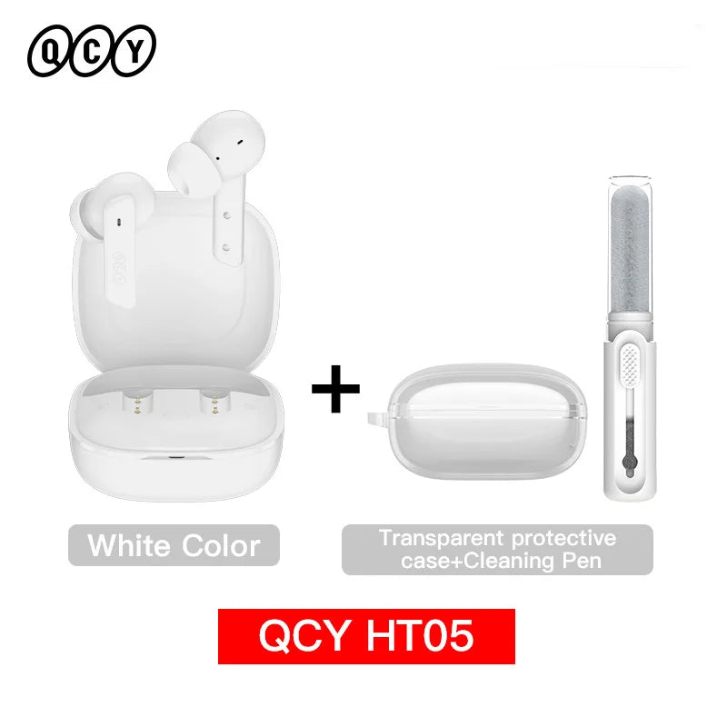 QCY HT05 ANC Wireless Bluetooth Earbuds 40dB Noise Cancelling