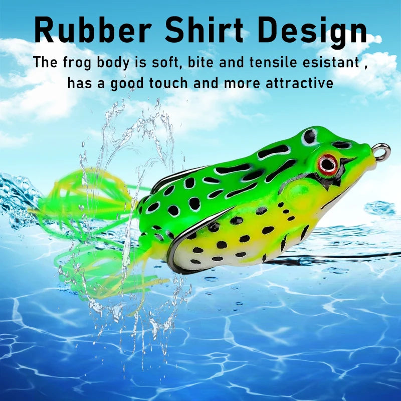 Frog Shape Soft Lure 10pcs Swimbait Set With Hooks