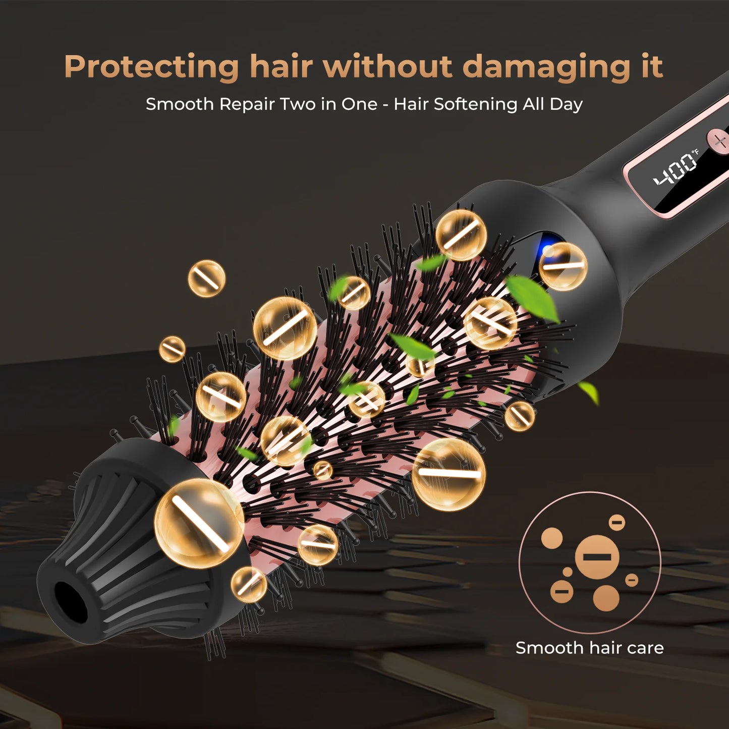 UKLISS Thermal Brush Hot Air Brush And Volumizer Hair Curler