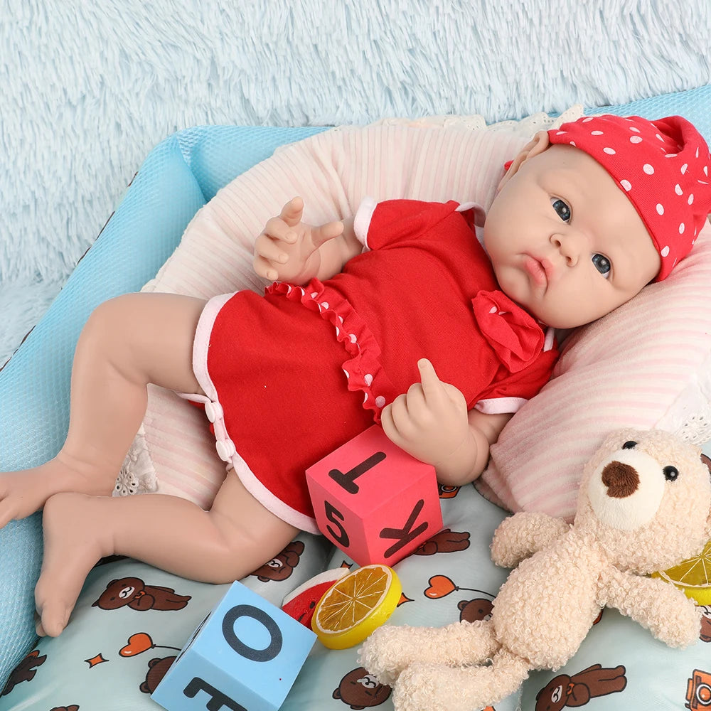 IVITA Silicone Reborn Doll Realistic Lifelike Handmade Collector Gift Doll