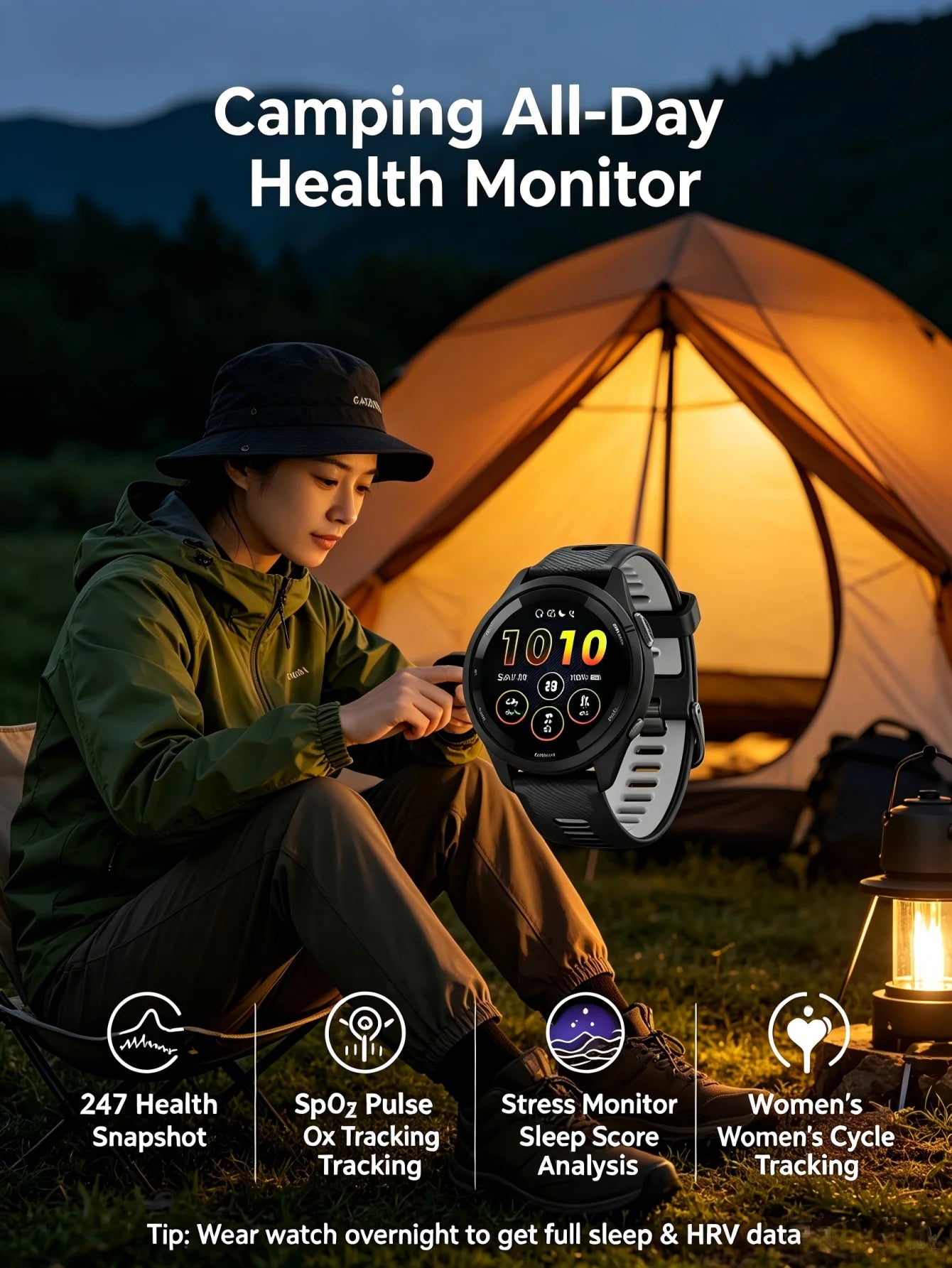 Garmin Forerunner 265 GPS Running Smartwatch With Multi Band Heart Rate
