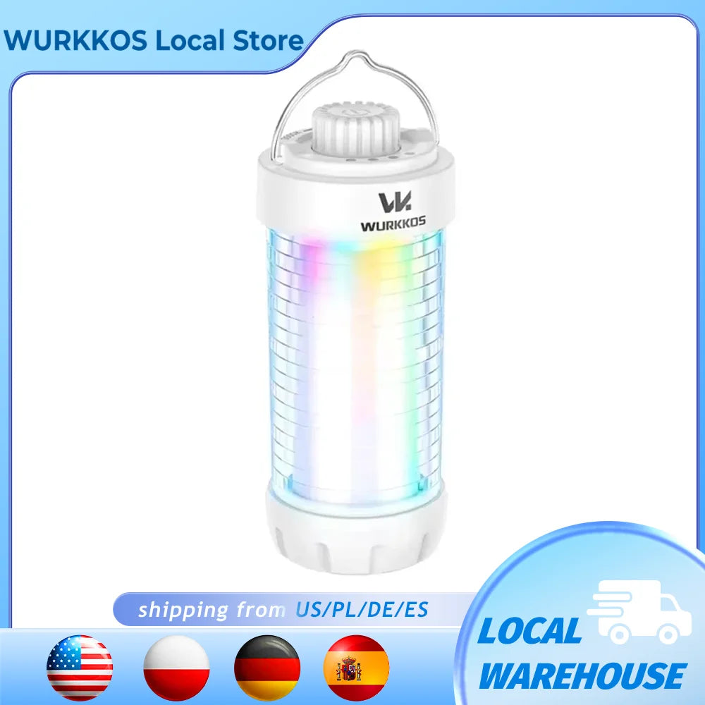 Wurkkos CL01 Camping Lantern 550LM Rechargeable LED Flashlight Waterproof