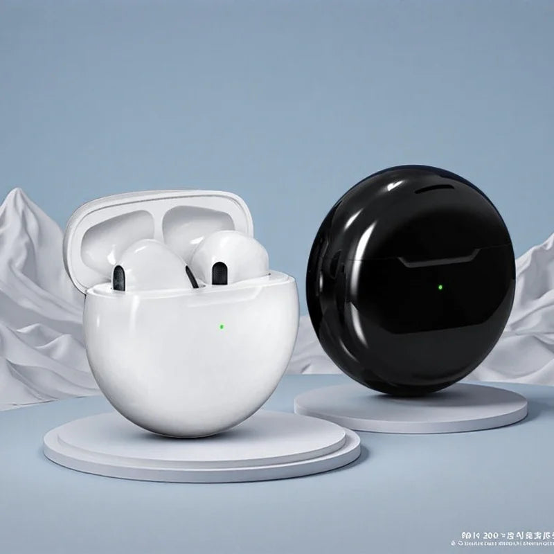 Pro 6 TWS Wireless Earphones With Mic Bluetooth Earbuds
