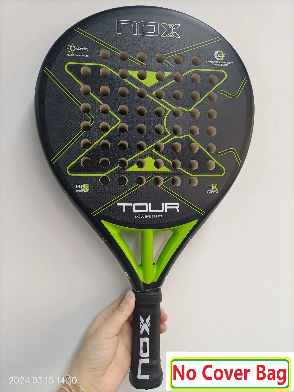 NOX Professional Padel Racket With Carbon Fiber And 3D Spin
