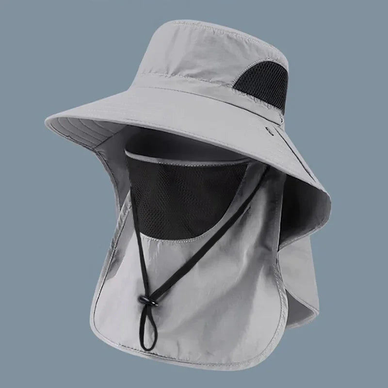 LEOSOXS Sun Hat UV Protection Outdoor Fishing Hiking Camping Visor