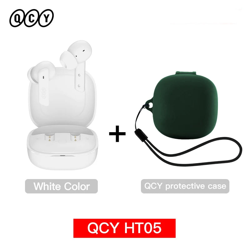 QCY HT05 ANC Wireless Bluetooth Earbuds 40dB Noise Cancelling