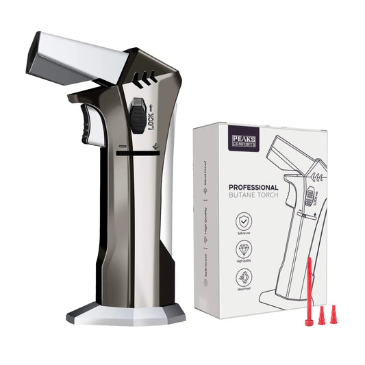 Peaks Comforts Butane Kitchen Torch Refillable Culinary Torch