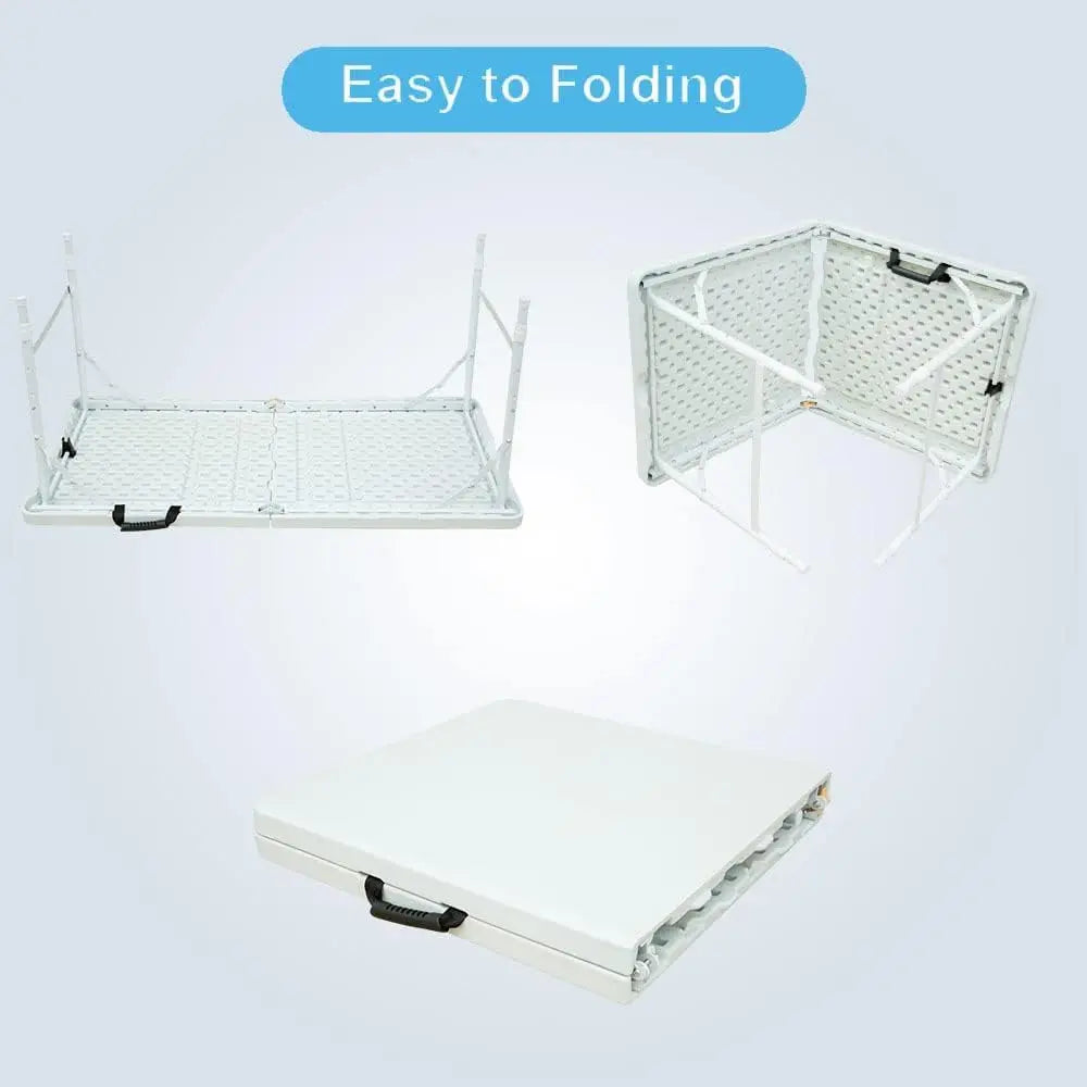 Studyset Heavy Duty Folding Table 300lb Capacity Outdoor Waterproof