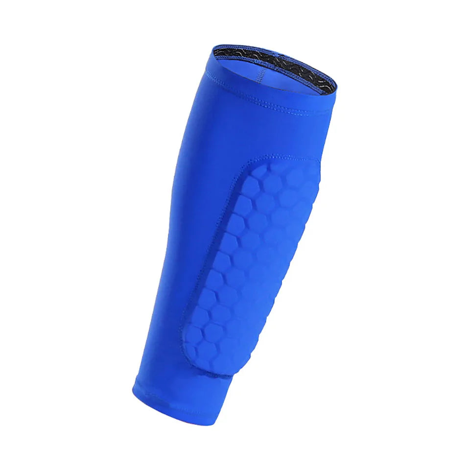 Football Shin Guard Sleeves With Foam Calf Compression Pads For Soccer