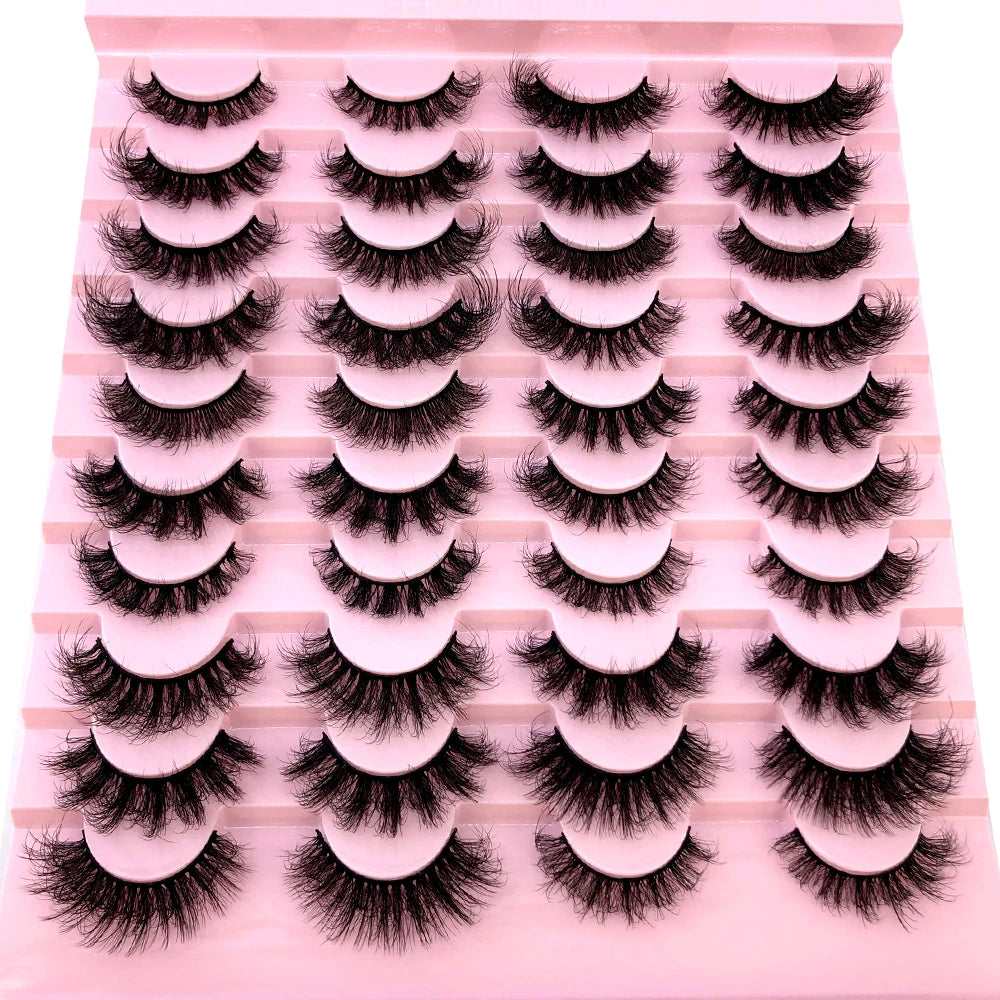 MKYDCG 5D Fluffy D Curl Eyelashes Thick Cat Eye 8D
