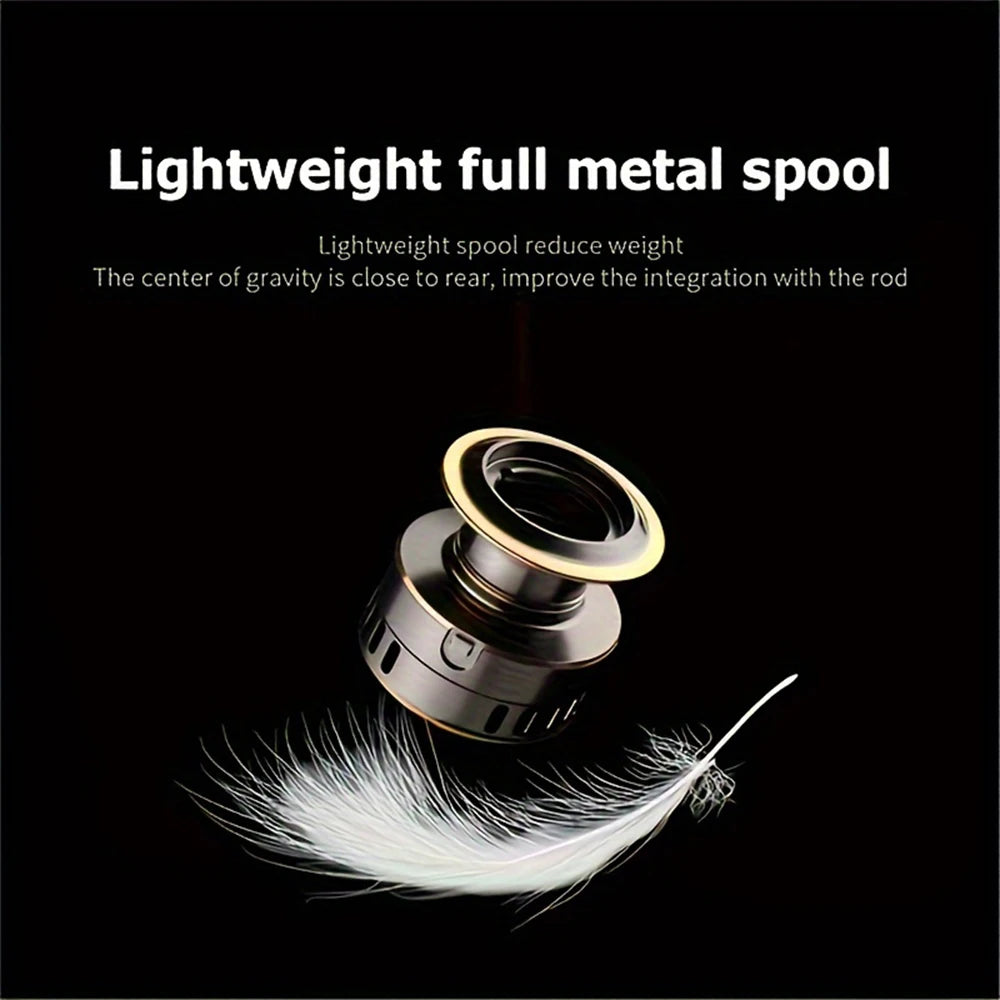 Metal Spinning Reel With Five Point Two To One Ratio