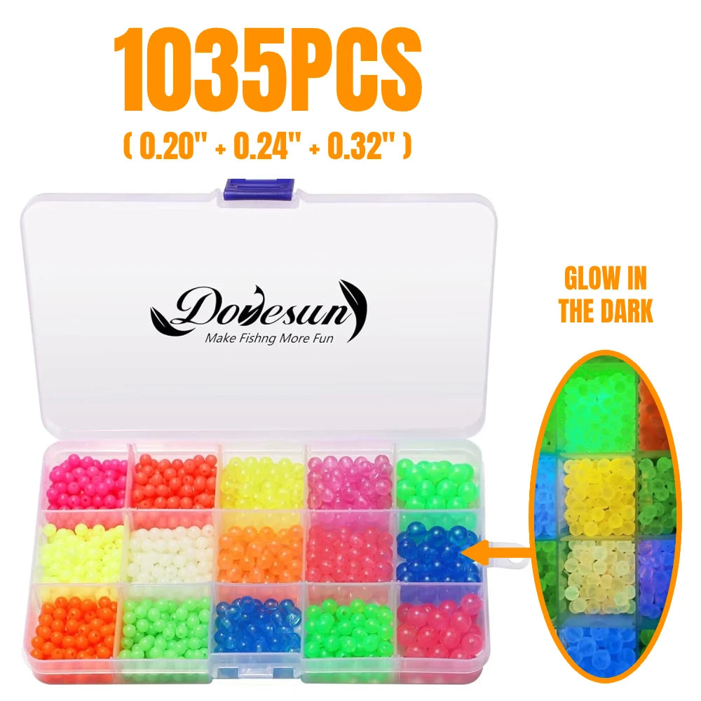 Glow In The Dark Fishing Beads Kit Luminous Night Fishing