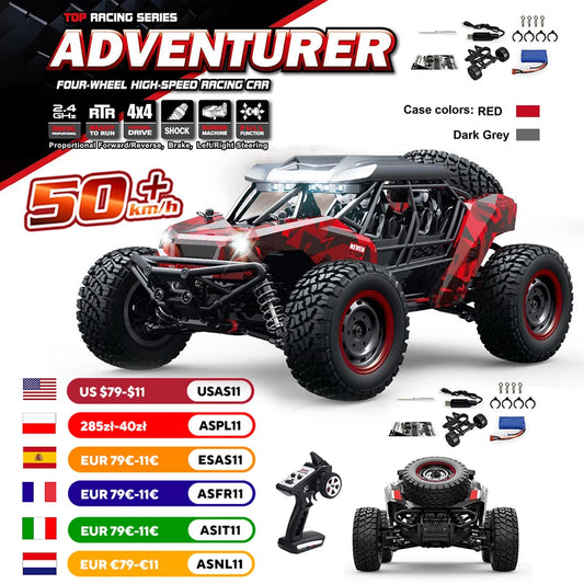 WLtoys 16106 High Speed 4WD RC Car With LED Remote