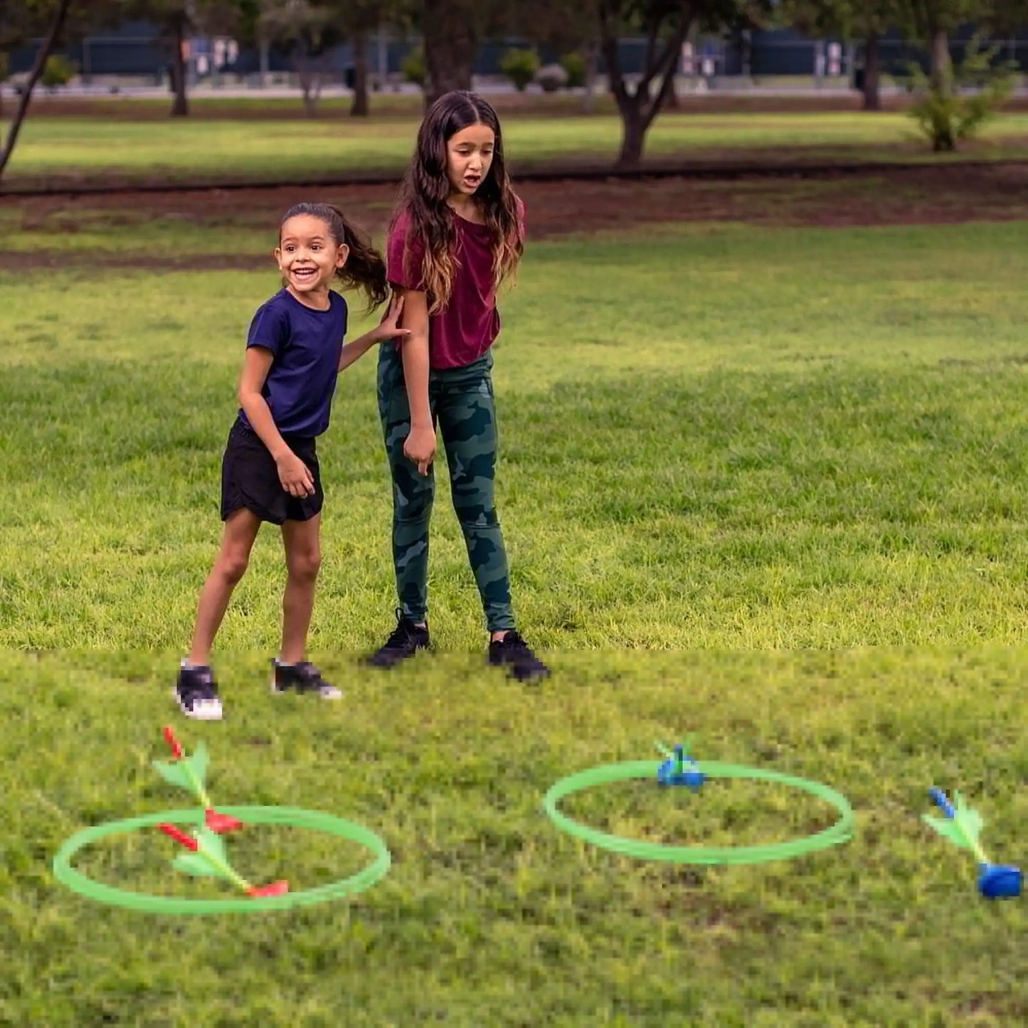 Joyfy Glow In The Dark Lawn Darts Set For Outdoor Fun