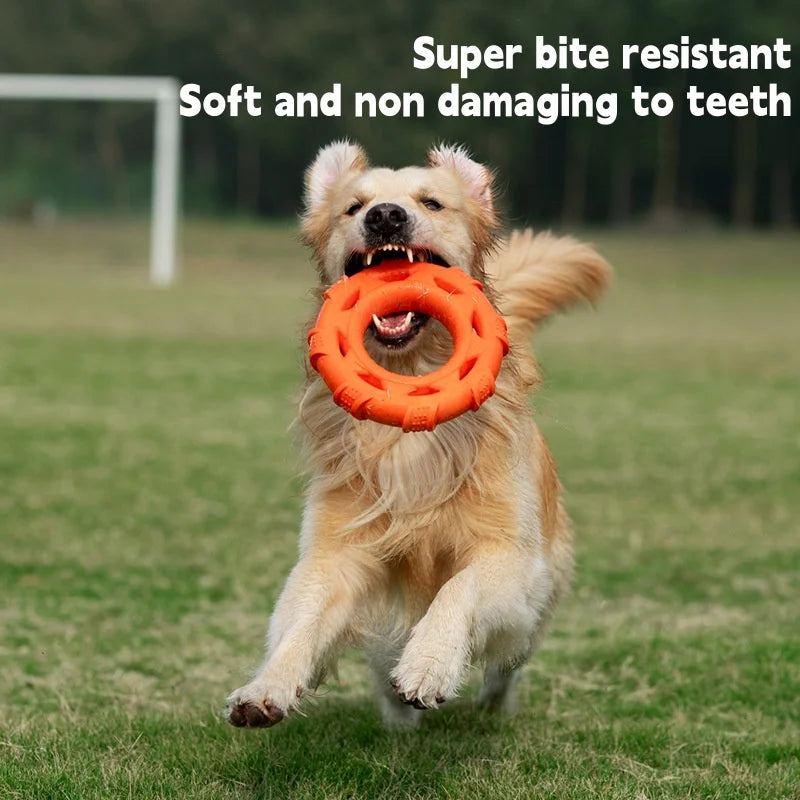 Floating Dog Frisbee Tug Toy 3 In 1 Bite Resistant