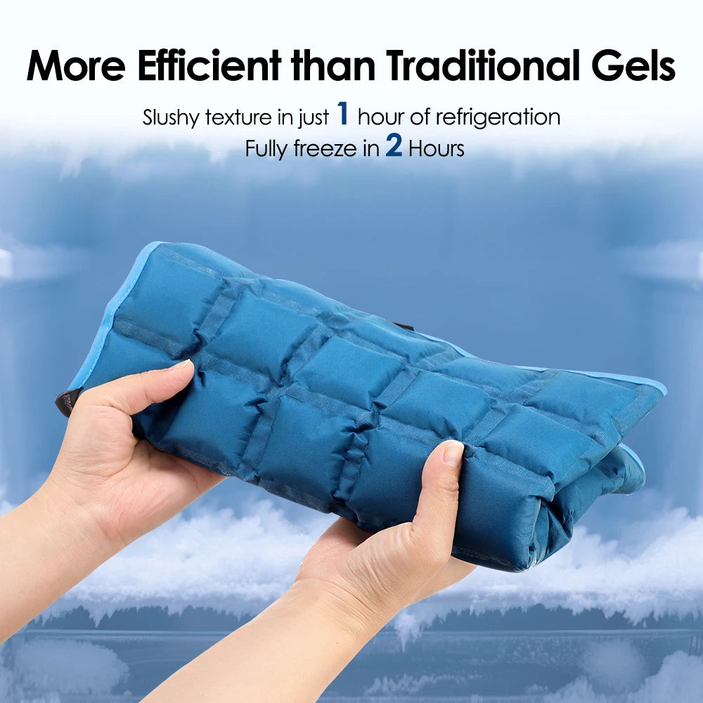Hailicare Large Ice Pack For Muscle Relief Reusable Gel Pack