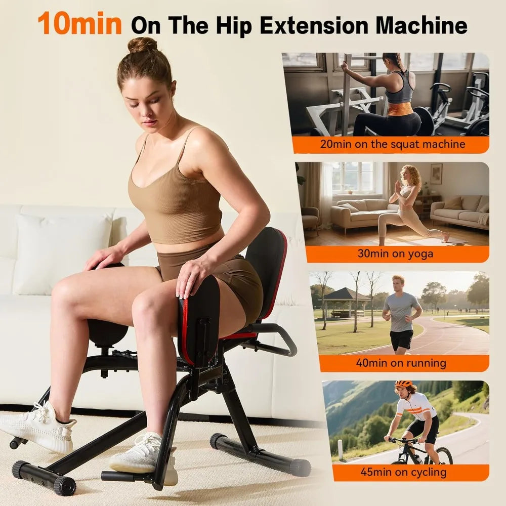 Ergolife Fitness Hip Abduction Machine With 6 Resistance Levels For Home Gym