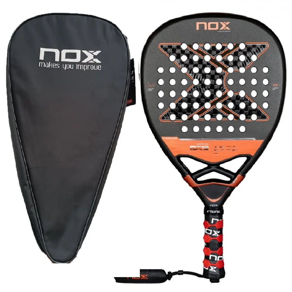 NOX Professional Padel Racket With Carbon Fiber And 3D Spin