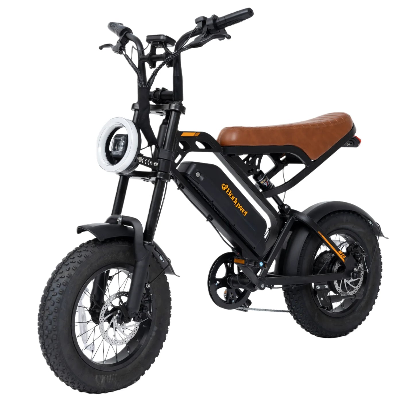 Bodywel M16 Pro Fat Tire Electric Bike With Removable Battery 40 Mile Range