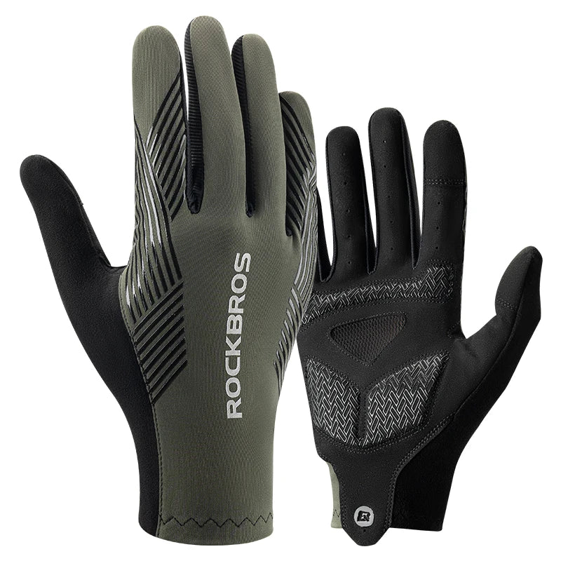ROCKBROS Breathable Cycling Gloves for MTB Road Bike Touch Screen