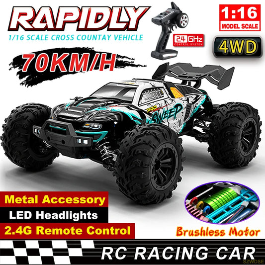 WLtoys Q117 RC Car 4WD Brushless High Speed Pro Offroad