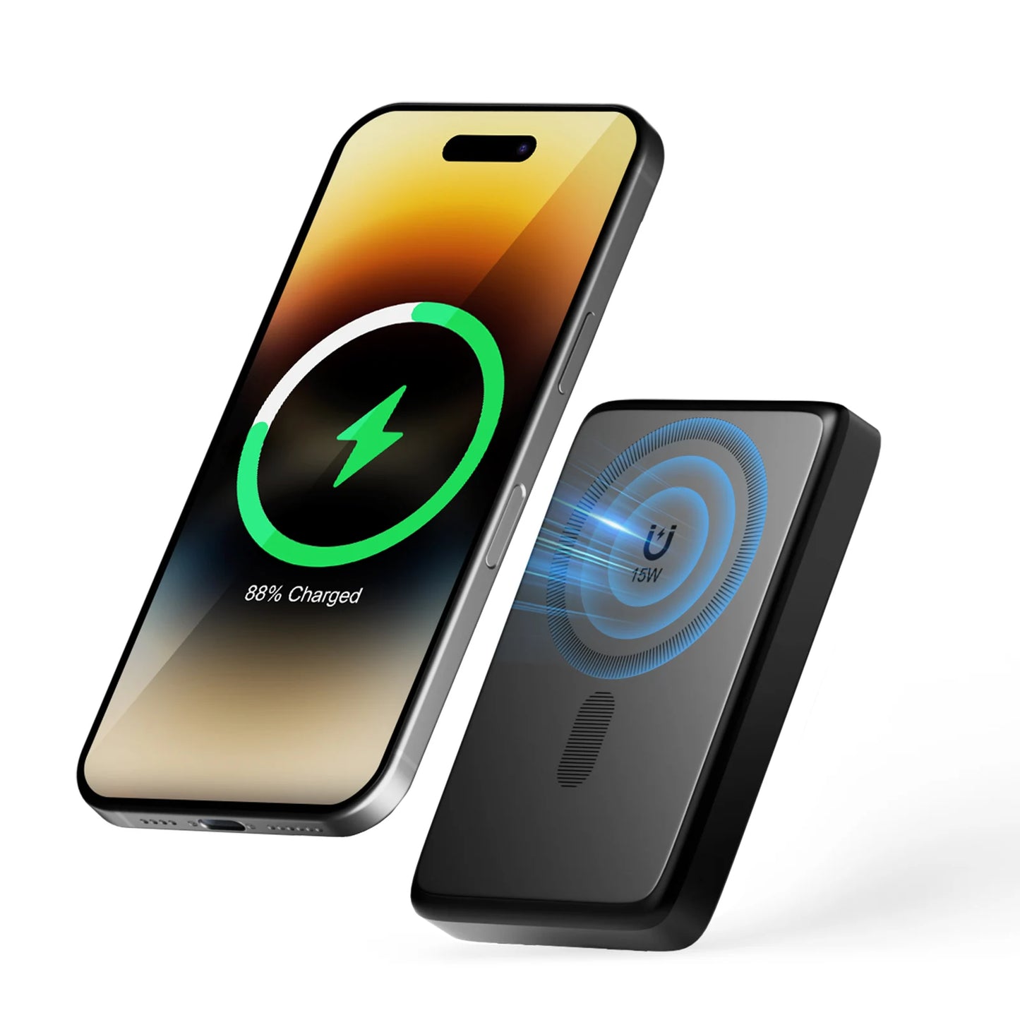 Fast Wireless Charger Stand 15W 3 in 1 Dock for iPhone Apple Watch AirPods