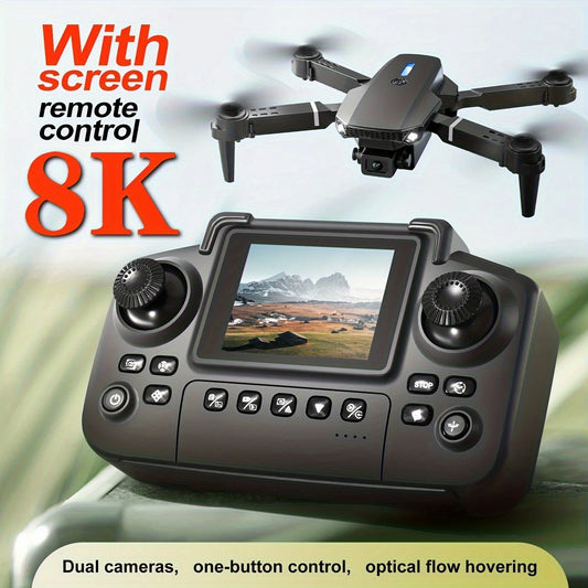 E88 Pro Max Drone Dual 8K Cameras Foldable Design Compact
