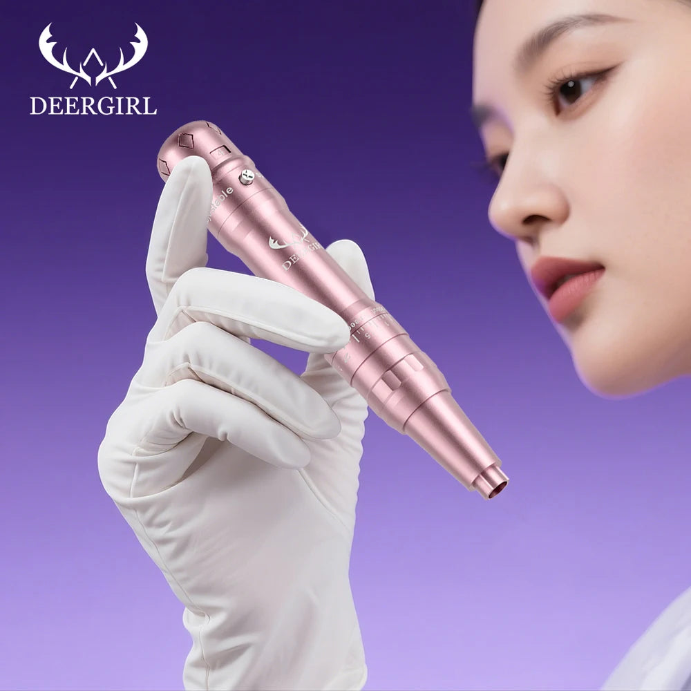 DM Wireless Permanent Makeup Machine Kit Microblading Eyebrow Pen Ink