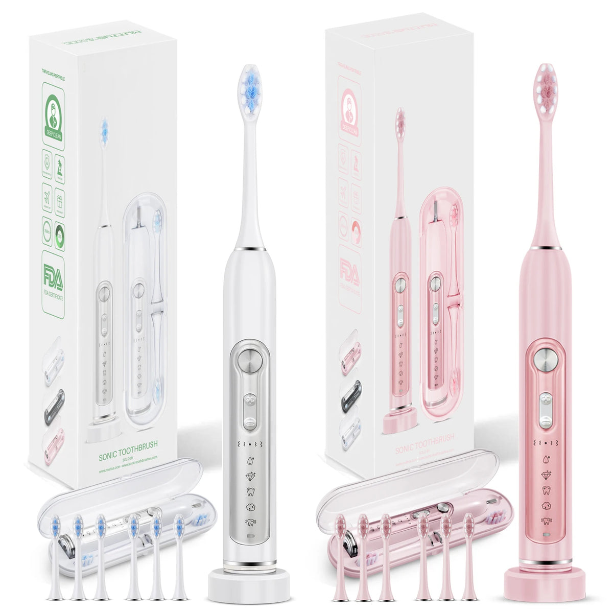 Subort S7 Super Sonic Electric Toothbrush With Smart Timer