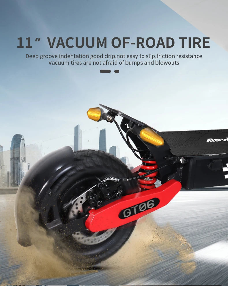 Arwibon GT06 1200W Foldable E Scooter for Adults 25 MPH