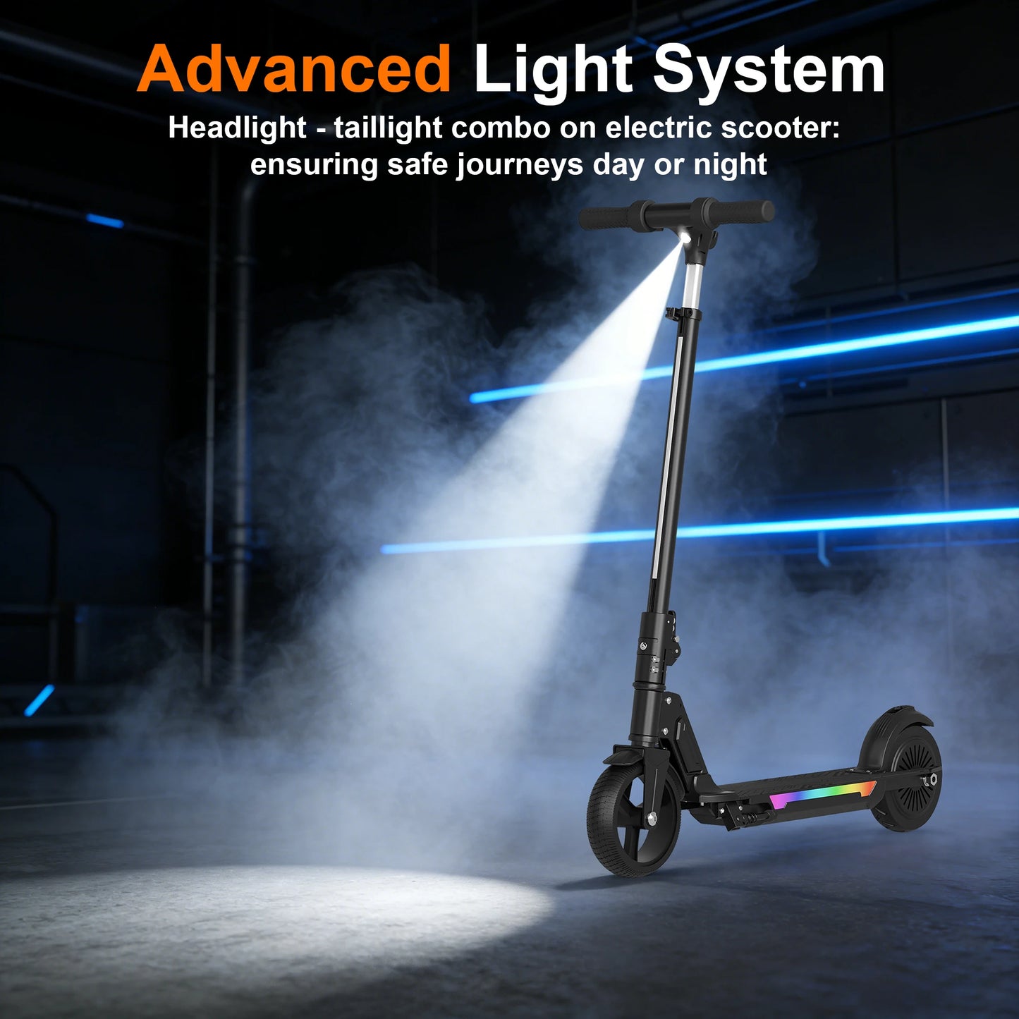 SIMATE Foldable Kids Electric Scooter 250W With LED Display
