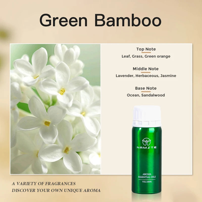 NAMSTE Electric Aromatic Diffuser With Pure Plant Essential Oils